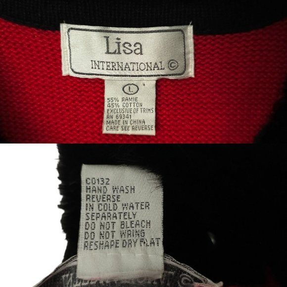 Lisa International Button Front Vest L Cat Purse Faux Fur Detachable Collar - Picture 6 of 16